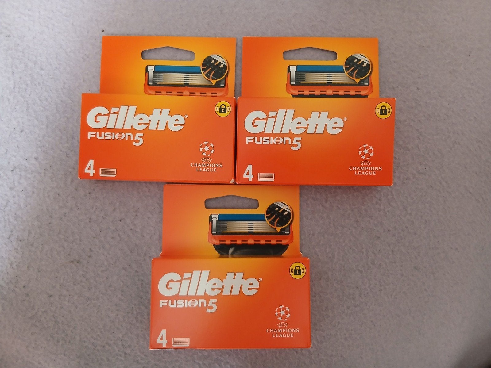 Gillette Fusion5 Scheermesjes - 3x4 stuks (12 mesjes), Ophalen of Verzenden, Nieuw, Gehele gezicht, Verzorging