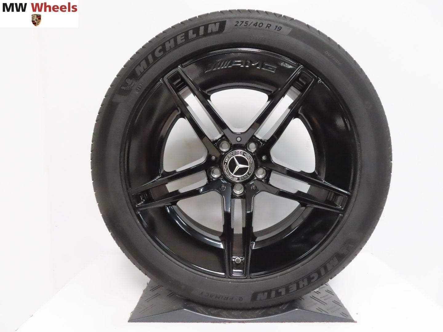 Mercedes E klasse W214 AMG 19 inch velgen met zomerbanden, Auto-onderdelen, 19 inch, -, -, Banden en Velgen