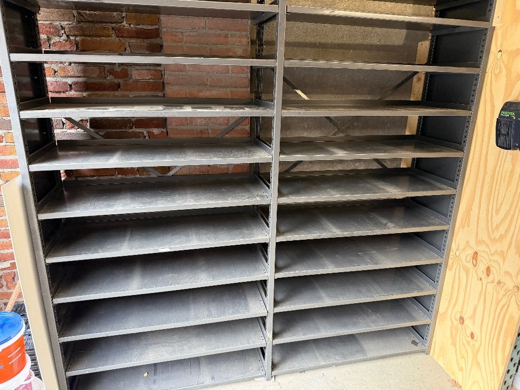 Metalen legbord stelling - magazijnstelling degelijk - 11703, Ophalen