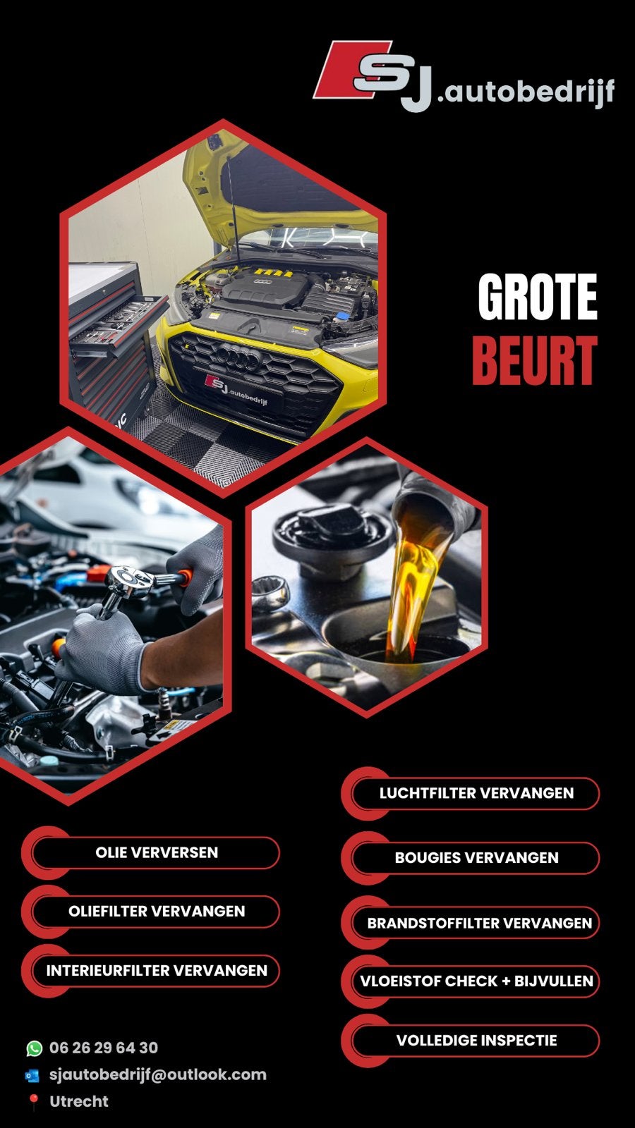 Grote Beurt | Onderhoudsbeurt aan u auto, Ophalen
