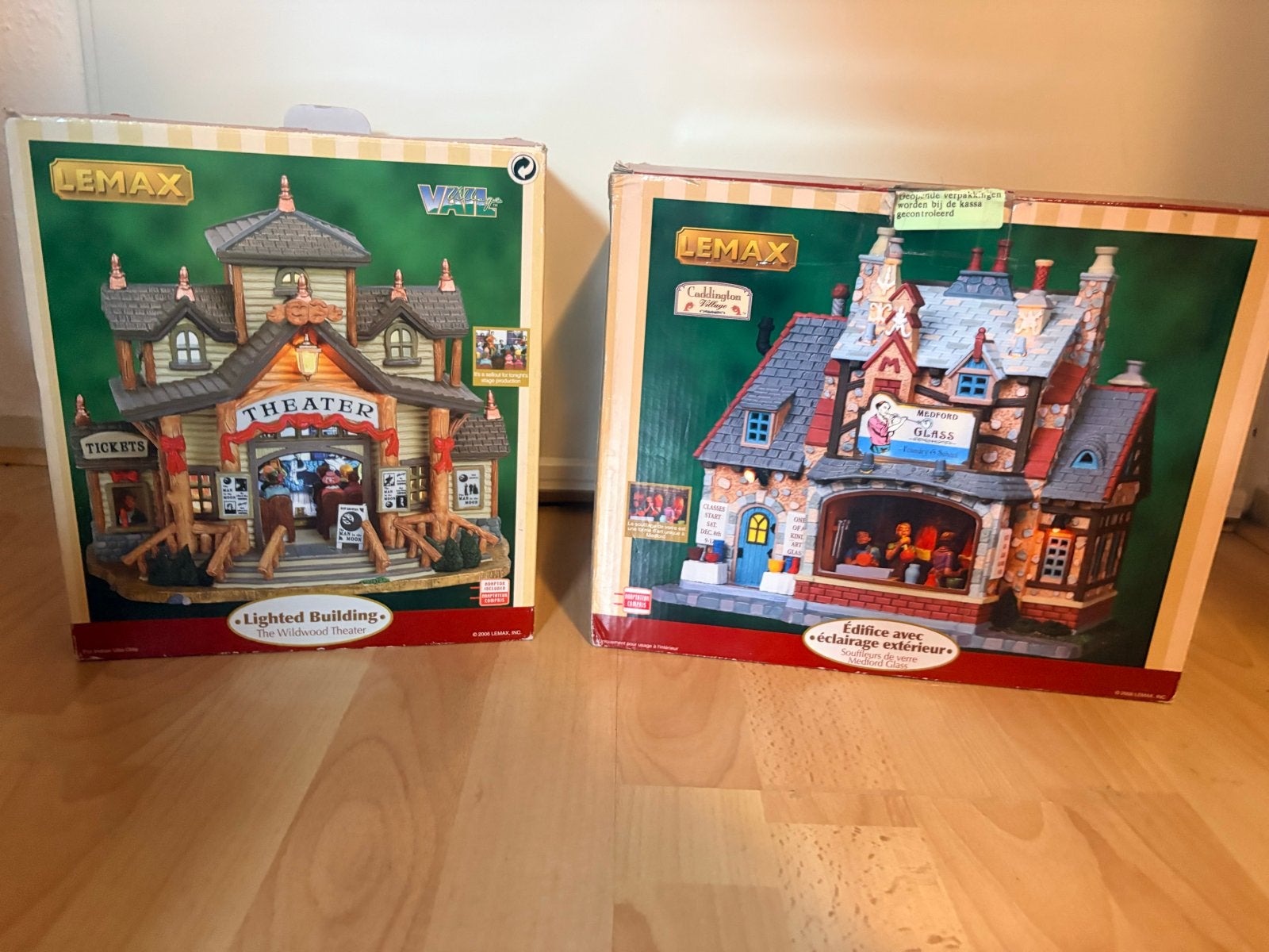 Zeer mooi uitgebreid lemax kerstdorp, Diversen, Ophalen, Gebruikt