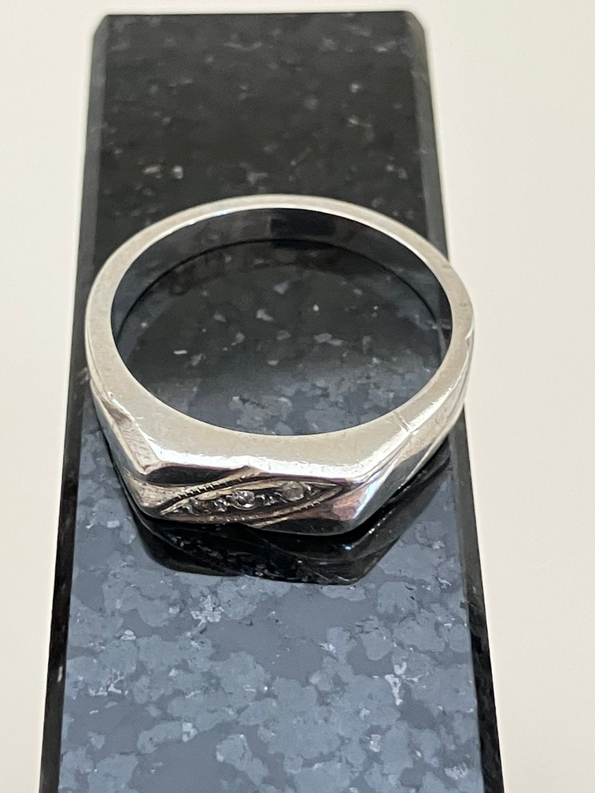 Zilveren ring, Sieraden, Tassen en Uiterlijk, Ringen, Ophalen of Verzenden, Dame, Zilver, Kleiner dan 17