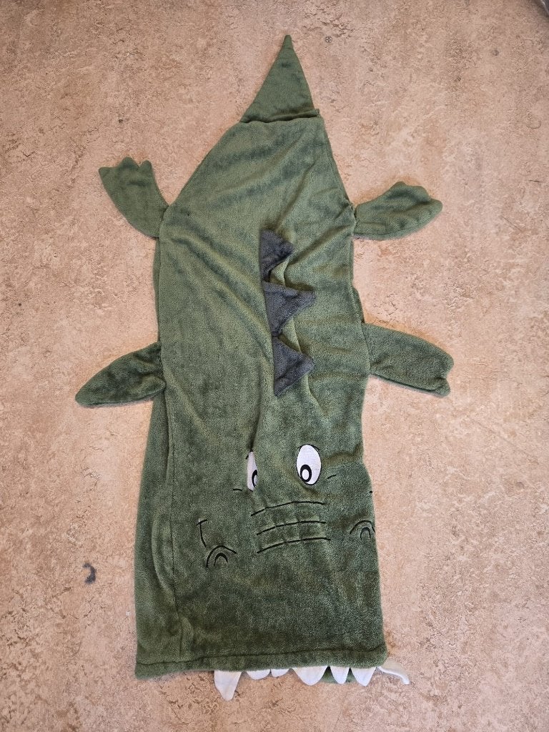 Voetenzak Krokodil, Ophalen, Groen, Gebruikt, Overige merken