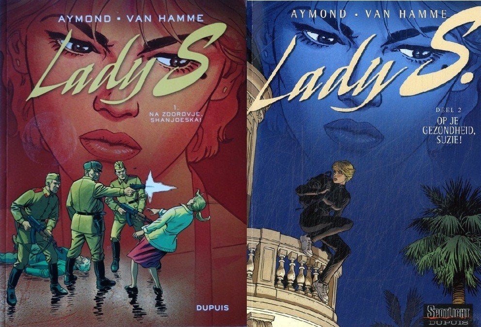 Lady S delen 1 en 2. - Jean Van Hamme, Boeken, Stripboeken, Meerdere stripboeken, Ophalen of Verzenden, Gelezen, Jean Van Hamme