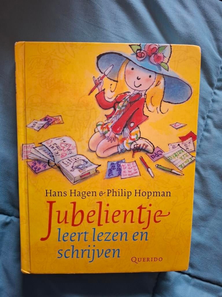Jubelientje leert lezen en schrijven - Hans Hagen, Ophalen of Verzenden, Gelezen, Hans Hagen & Philip Hopman, Fictie algemeen