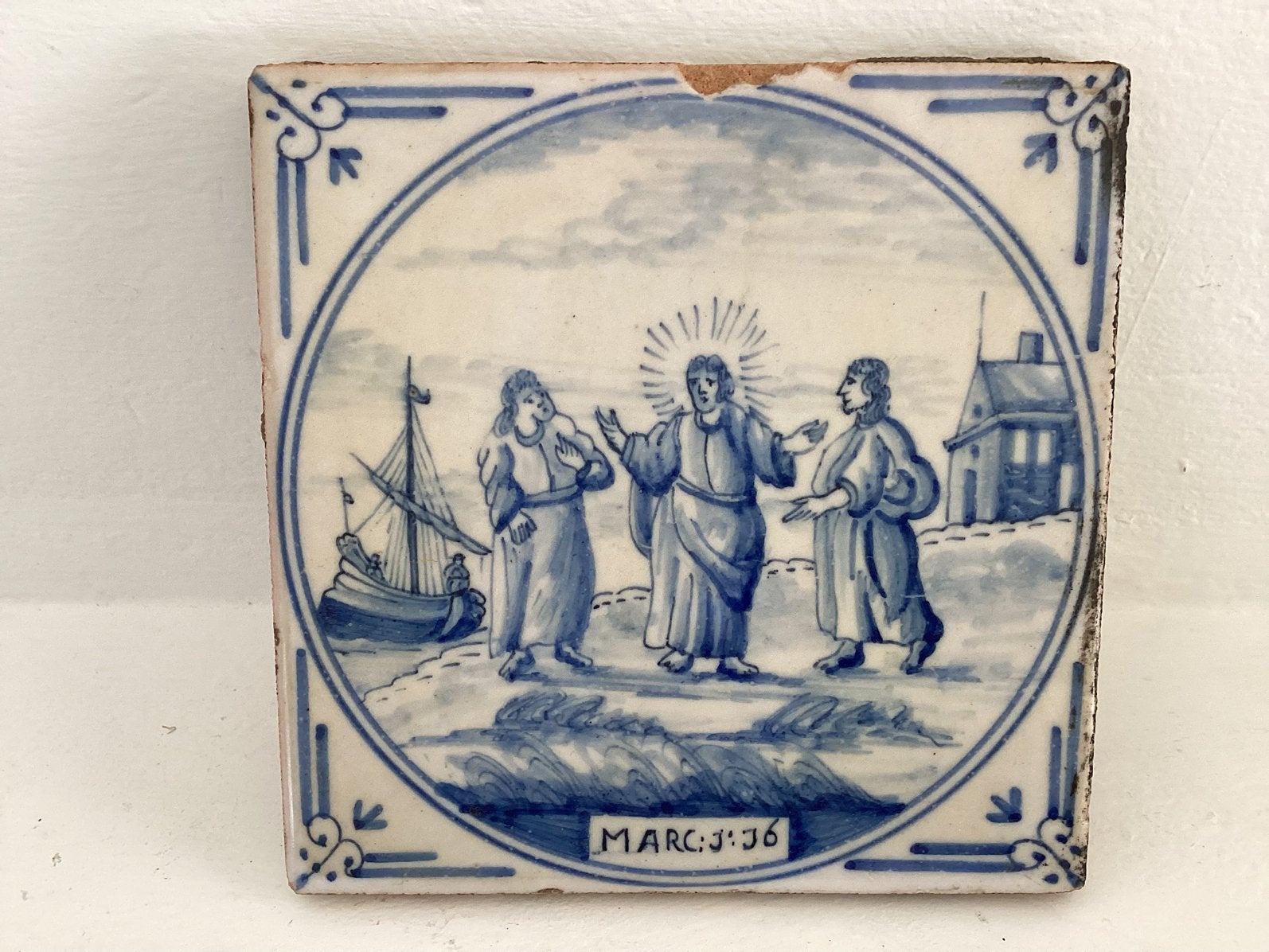 Delfts blauwe tegel, Ophalen of Verzenden
