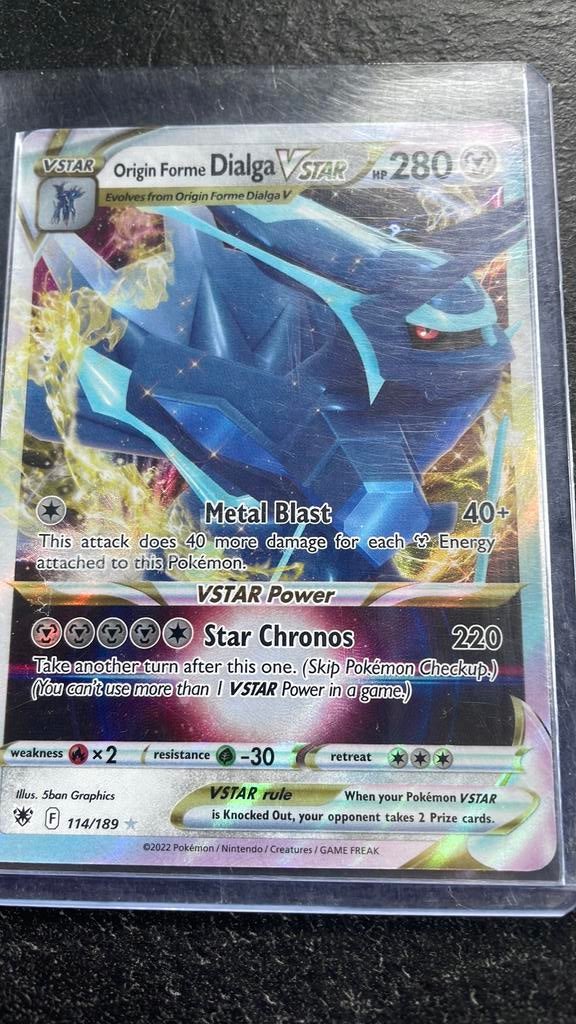 Dialga Vstar 114/189 Pokemon!, Ophalen of Verzenden, Zo goed als nieuw