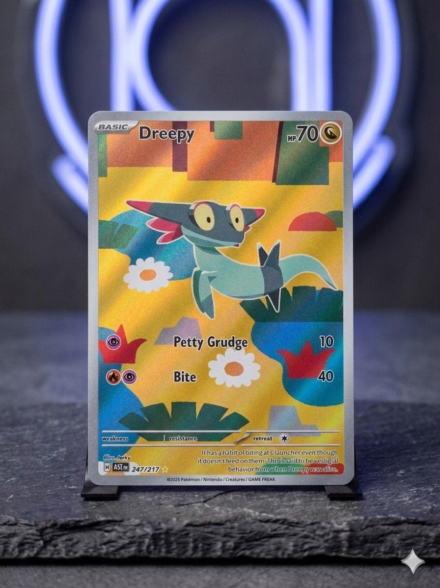 Dreepy 247/217 Pokémon Kaart - Nieuwstaat, Ophalen of Verzenden, Nieuw, Losse kaart, Foil