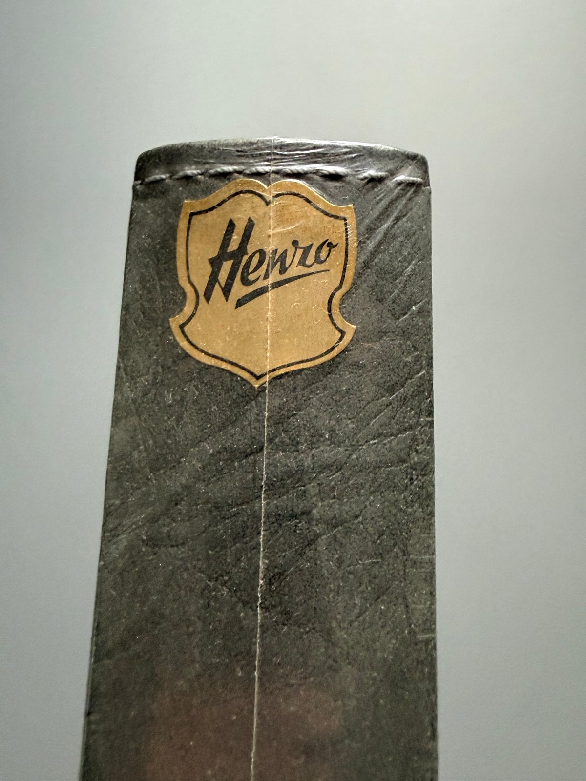 Nieuw Henzo Fotoalbum - grijs leer en 80 zwarte bladen, Ophalen of Verzenden, Nieuw, Fotoalbum