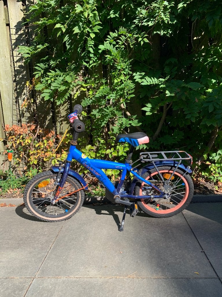Loekie booster 16 inch fiets, Ophalen, Terugtraprem, Zijwieltjes, Loekie Booster
