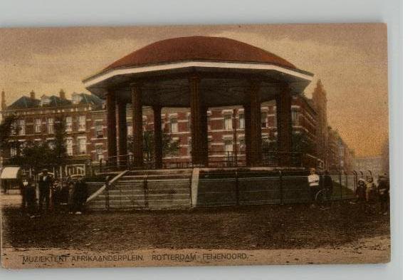 Rotterdam Feijenoord Muziektent Afrikaanderplein, Verzenden, Voor 1920, Ongelopen, Zuid-Holland