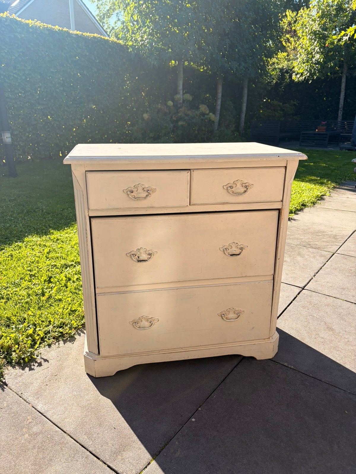 Brocante (schoenen)kastje, Ophalen, 50 tot 100 cm, Zo goed als nieuw, Minder dan 100 cm