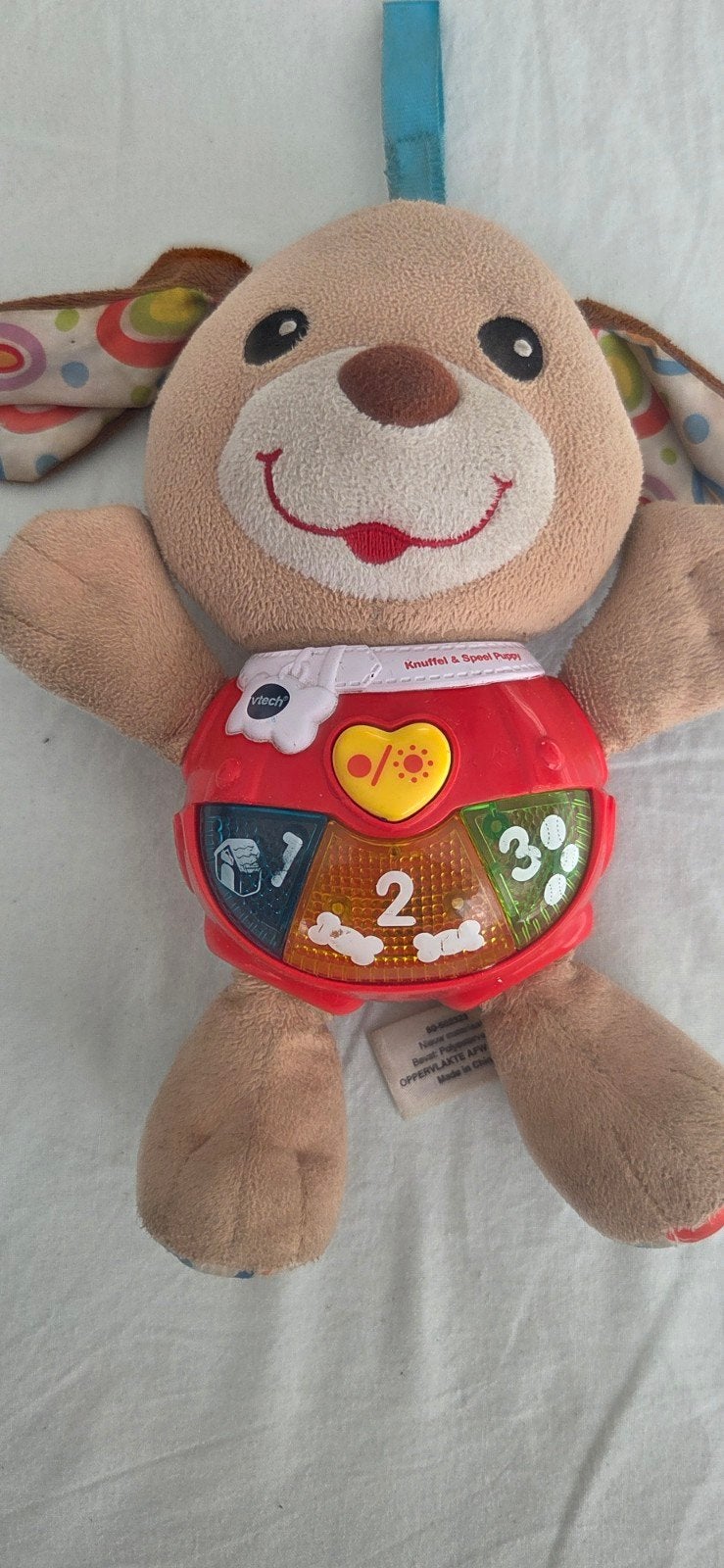VTech Knuffel & Speel Puppy, Ophalen of Verzenden, Zo goed als nieuw, Overige typen, Met licht