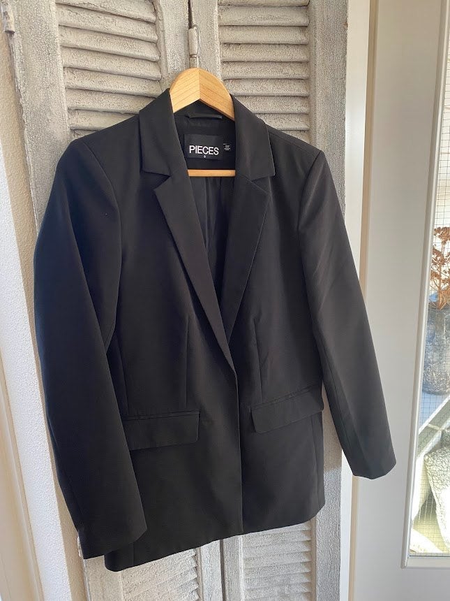 NIEUW! PIECES Zwarte blazer Maat S, Zwart, Nieuw, Ophalen of Verzenden, Jasje