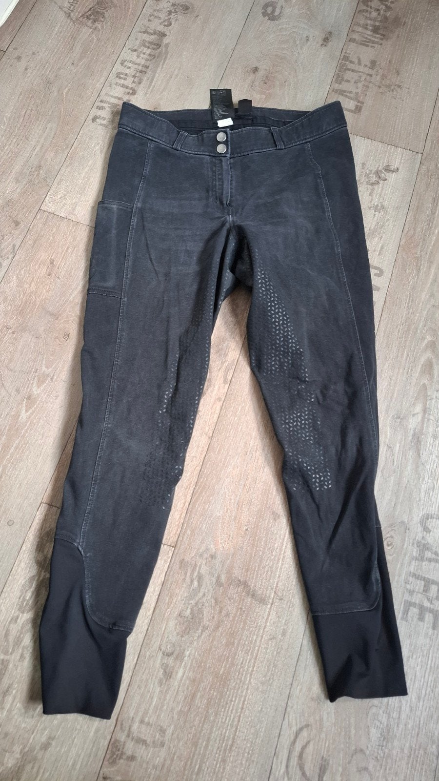 jeans rijbroek maat 42, Ophalen, Zo goed als nieuw, Blauw, W33 - W36 (confectie 42/44)