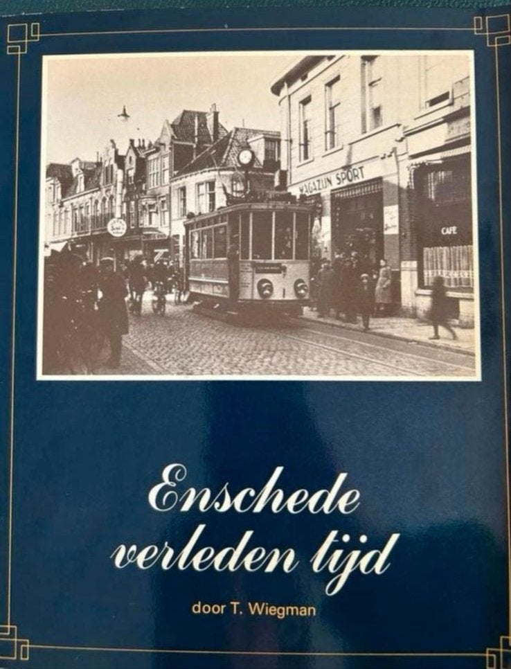 Enschede Verleden Tijd Nostalgisch Fotoboek van Ties Wiegman, Ophalen of Verzenden, Zo goed als nieuw