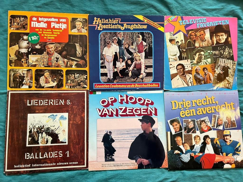 12 LP's Nederlandse TV series (ook per stuk te koop), Ophalen of Verzenden, 1980 - 1989, Gebruikt, 12 inch