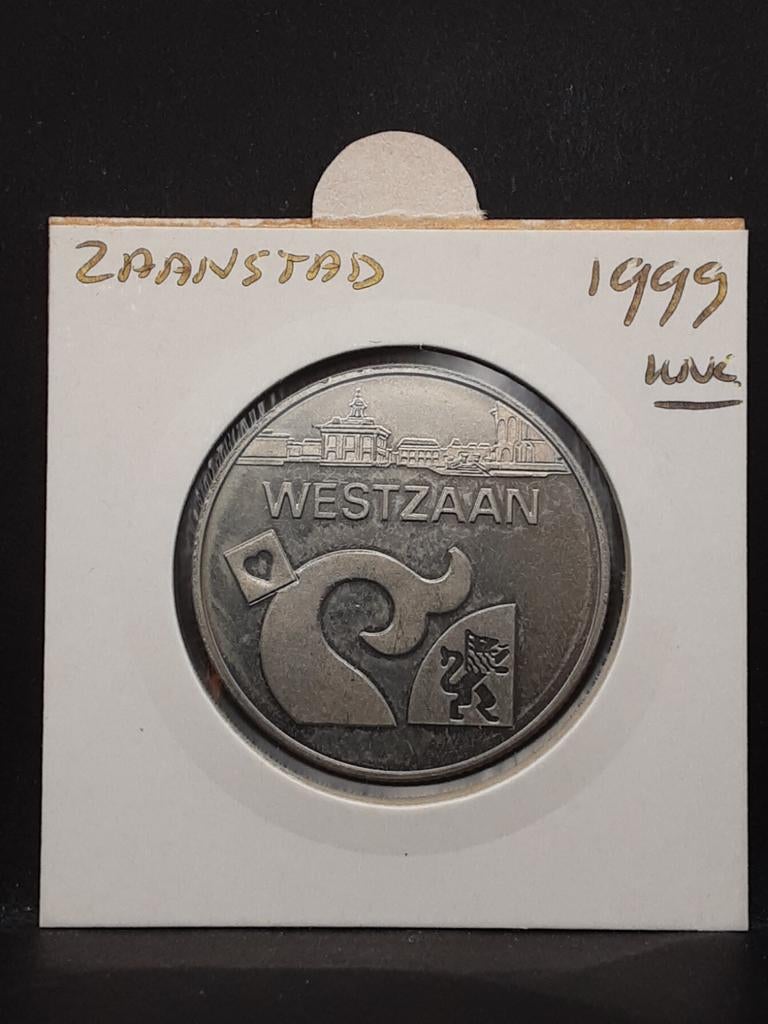 Penning Zaanstad, Ophalen of Verzenden, Overige materialen, Nederland
