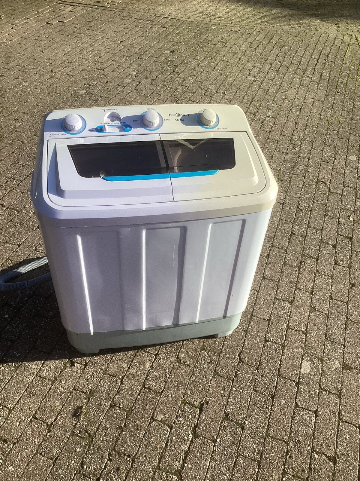 Compacte draagbare wasmachine OneConcept 5.8kg, Ophalen, Gebruikt, 4 tot 6 kg, Overige typen
