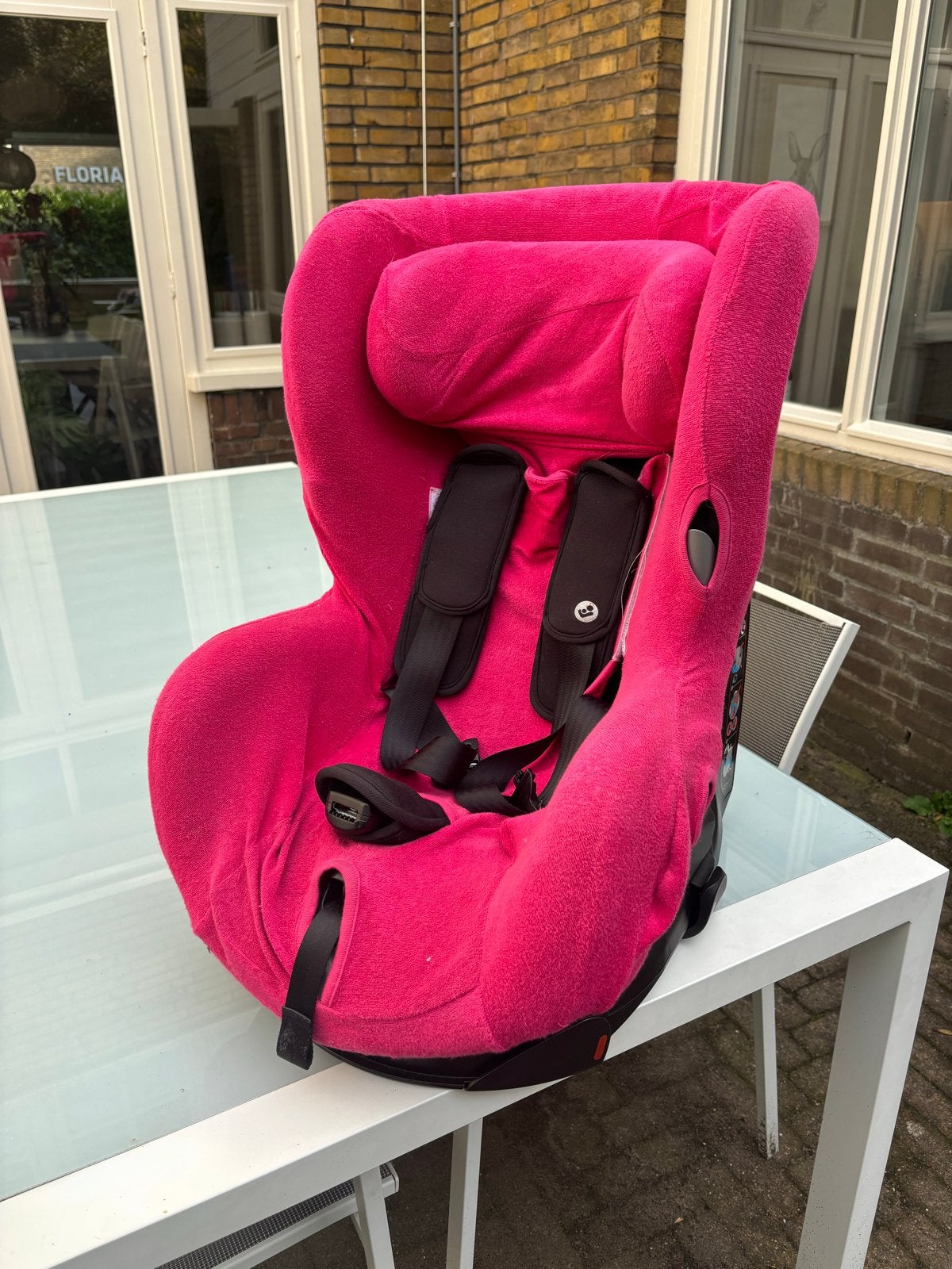 Maxi-Cosi Axiss Autostoel 9-18 kg - Zwart/Roze, Ophalen, Verstelbare rugleuning, 9 t/m 18 kg, Maxi-Cosi