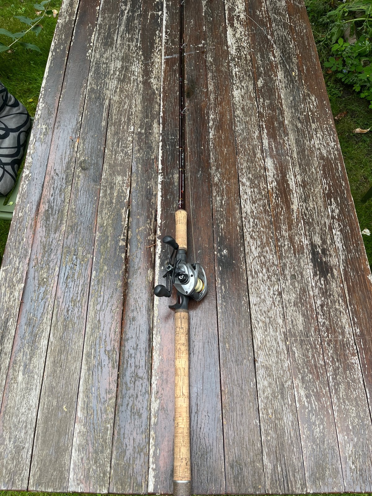 Savage Gear baitcasting set: Custom Jerk en Sg6 250, Ophalen of Verzenden, Zo goed als nieuw, Complete hengel