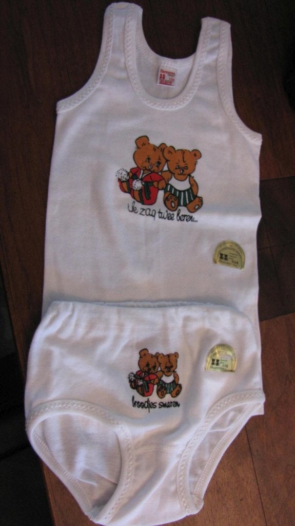 104-116 BEEREN ondergoed set *nieuw*, Ophalen of Verzenden, Nieuw, Meisje, Nacht- of Onderkleding