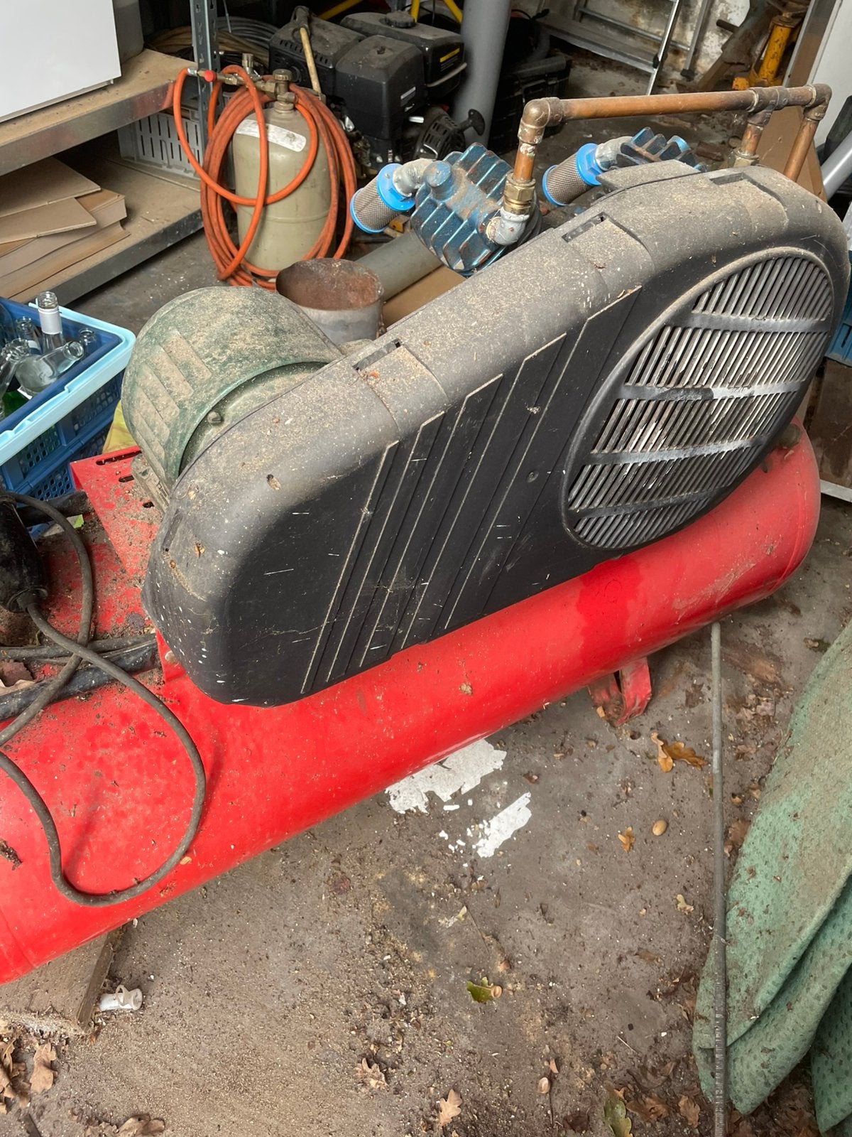 Compressor 380 volt, 100 liter of meer, Ophalen, Gebruikt, 6 tot 10 bar