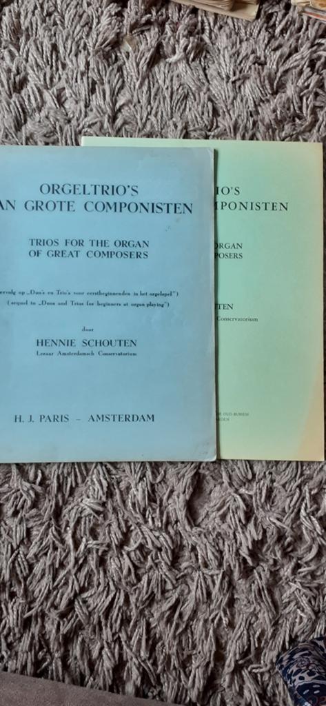 Orgeltrio's van Grote Componisten - Hennie Schouten, Ophalen of Verzenden, Gebruikt, Les of Cursus, Klassiek