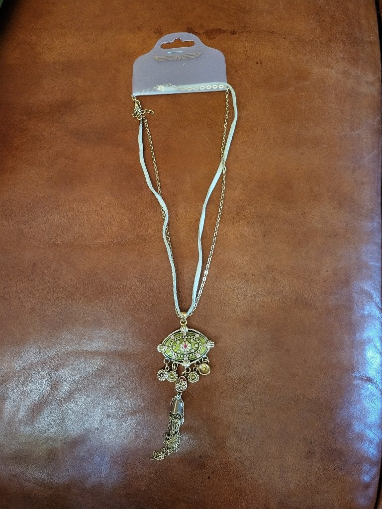 Ketting, Sieraden, Tassen en Uiterlijk, Kettingen, Ophalen of Verzenden, Nieuw, Groen, Overige materialen