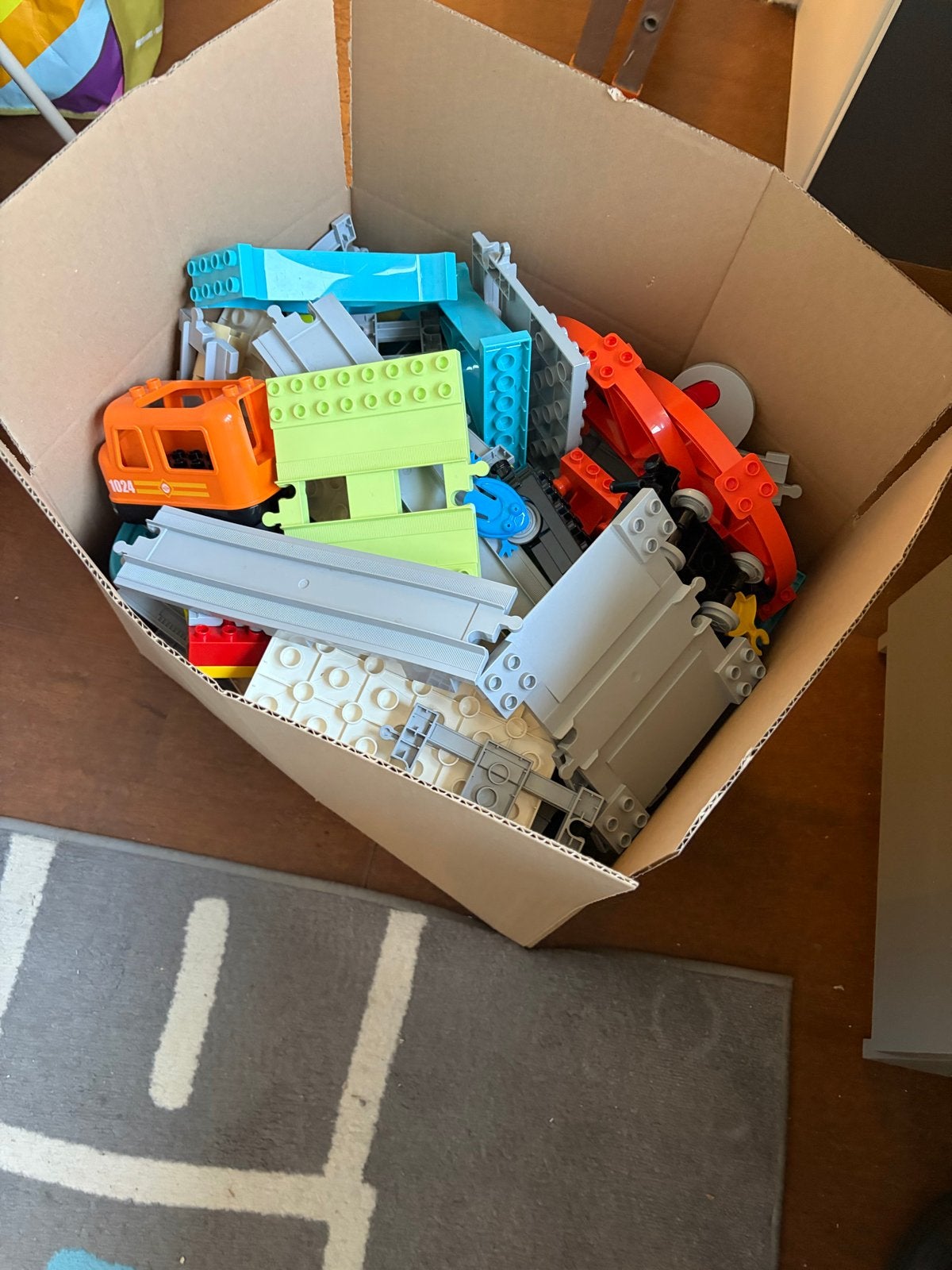 Grote Duplo collectie met trein en uitbreidingen, Inclusief extra onderdelen, Ophalen of Verzenden, Zo goed als nieuw, Duplo
