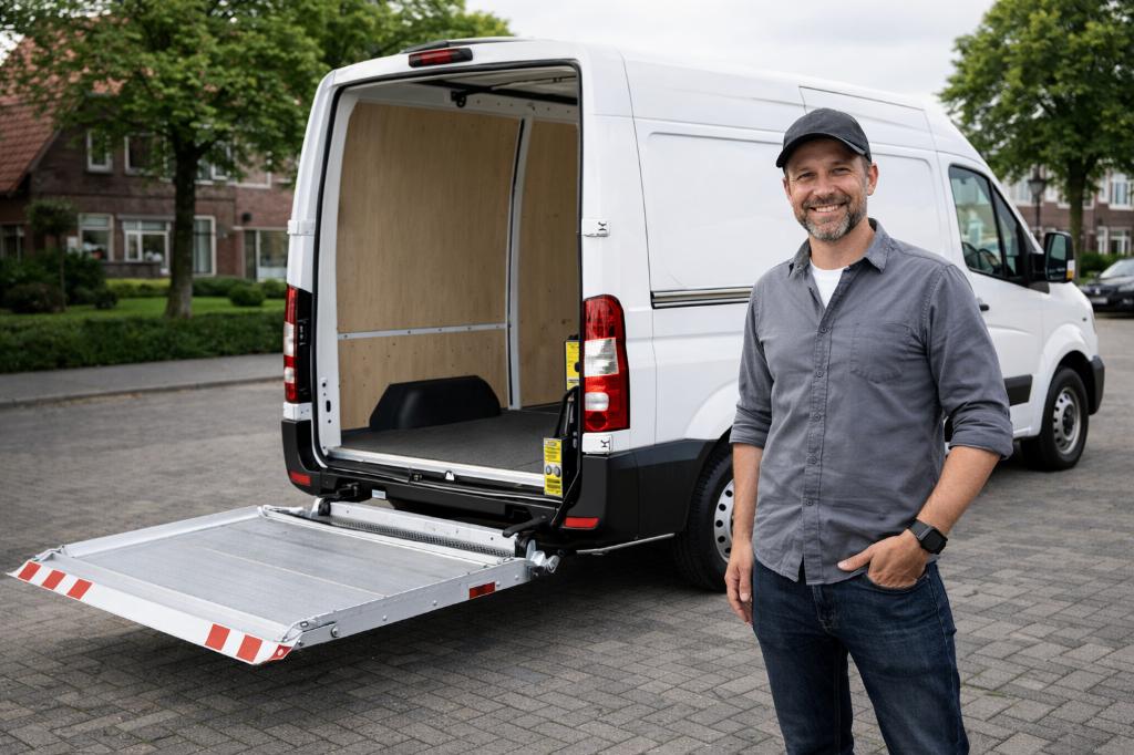 SPOED DIENST. Bus laadklep en chauffeur nodig? Vanaf €49,99., Verhuizen binnen Nederland