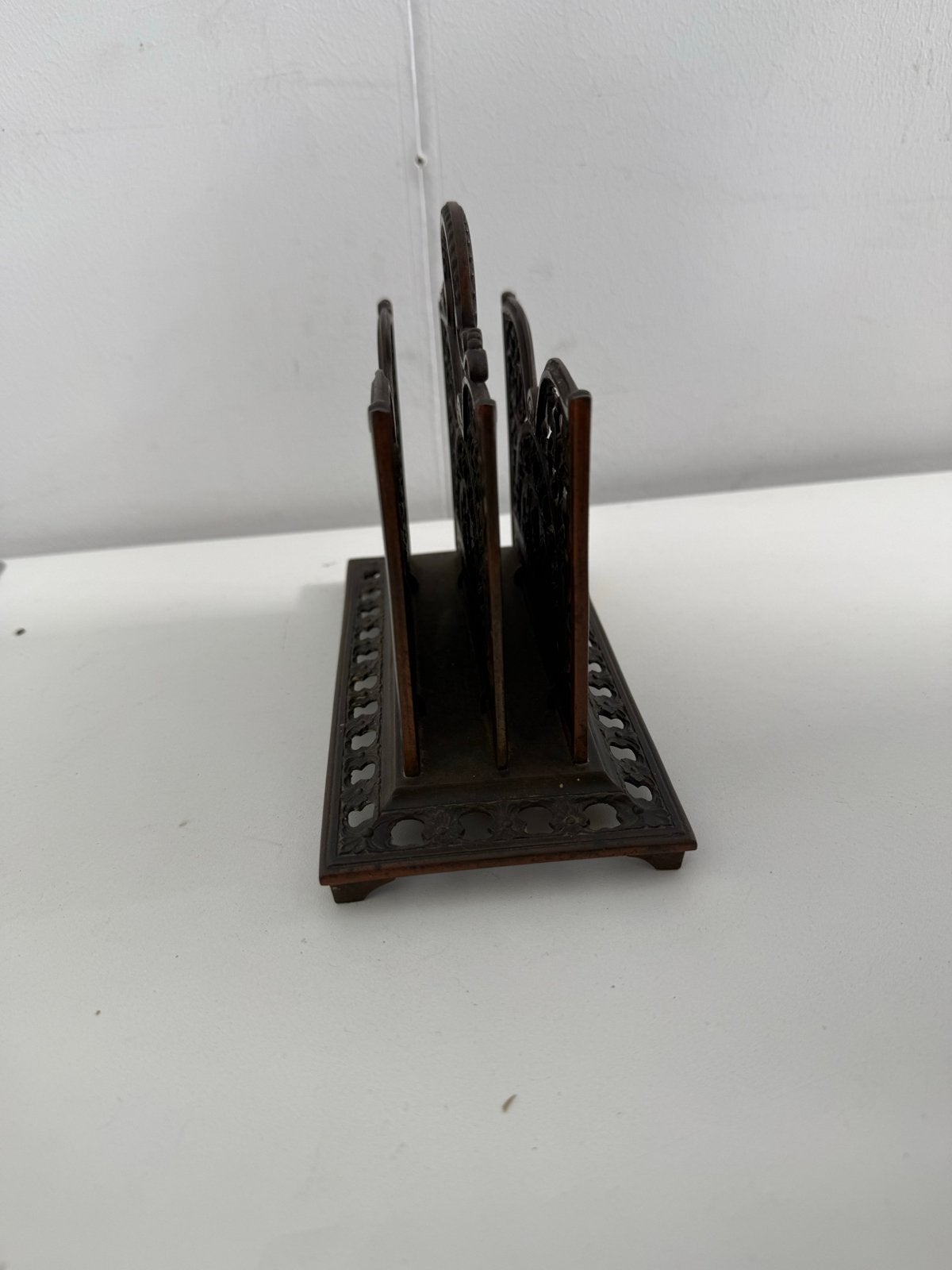 Antieke bronzen brievenhouder, Antiek en Kunst, Ophalen of Verzenden