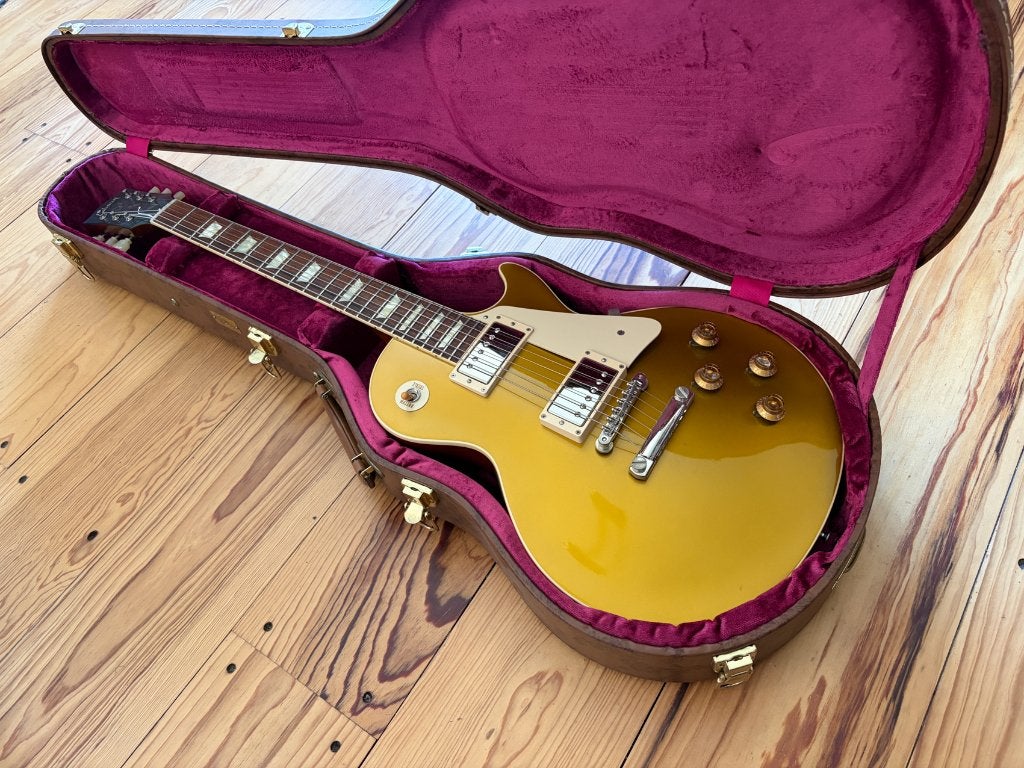 Gibson Custom Shop Reissue 1957 Les Paul Goldtop, Muziek en Instrumenten, Snaarinstrumenten | Gitaren | Elektrisch, Ophalen, Zo goed als nieuw