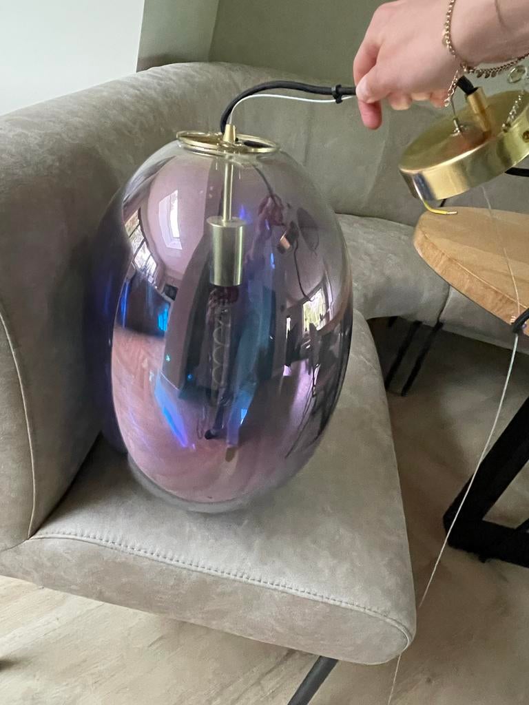 Bold Monkey Bubble Blower Hanglamp - Uniek Design, Ophalen, Zo goed als nieuw, Glas, Minder dan 50 cm