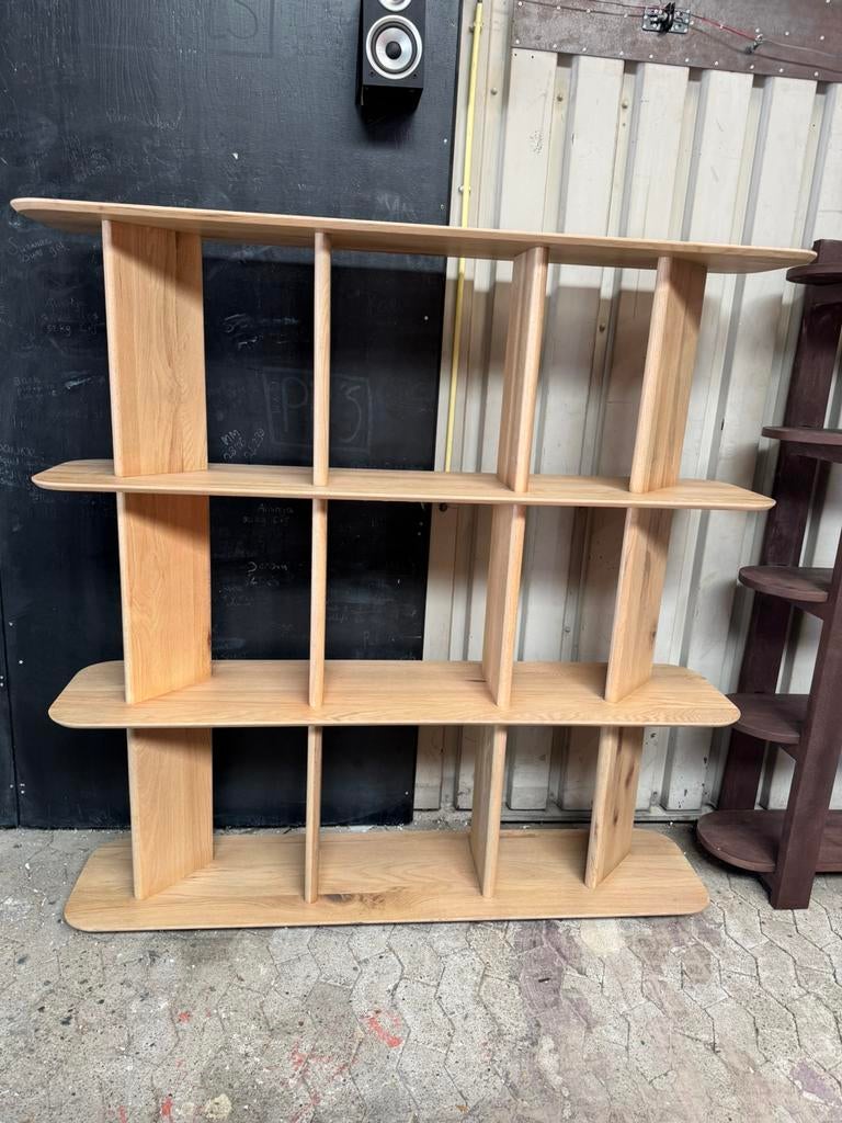 Wandkast Eleonora natural 180x40x180 cm, Ophalen, Met plank(en), 150 tot 200 cm, Nieuw