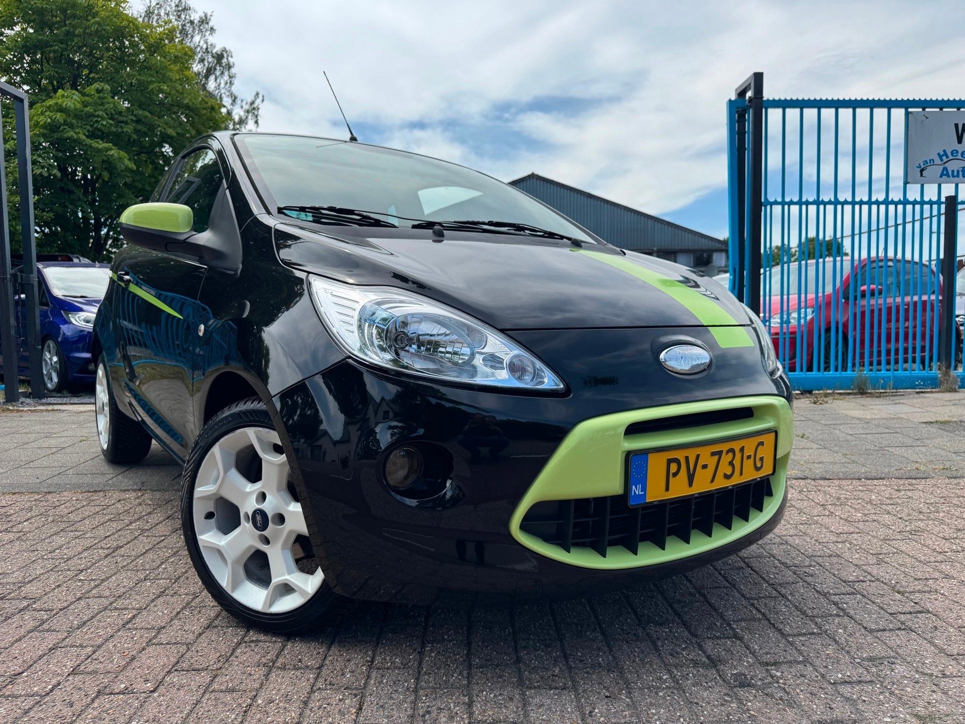 Ford Ka 1.2 Titanium A-C Elek Pakket Lmv Spoiler Nw Apk, Auto's, Voorwielaandrijving, Stof, Gebruikt, 4 cilinders