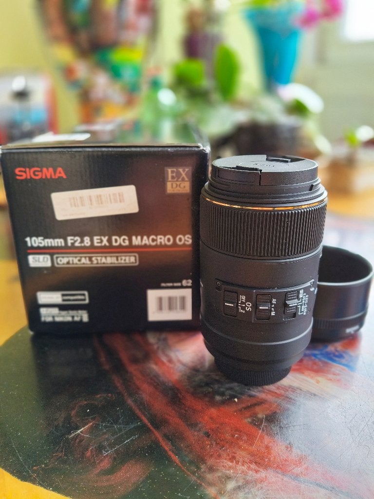 Sigma objectief 105mm F2.8 EX DG Macro, Audio, Tv en Foto, Fotografie | Lenzen en Objectieven, Sigma, Ophalen of Verzenden, Nikon F-mount