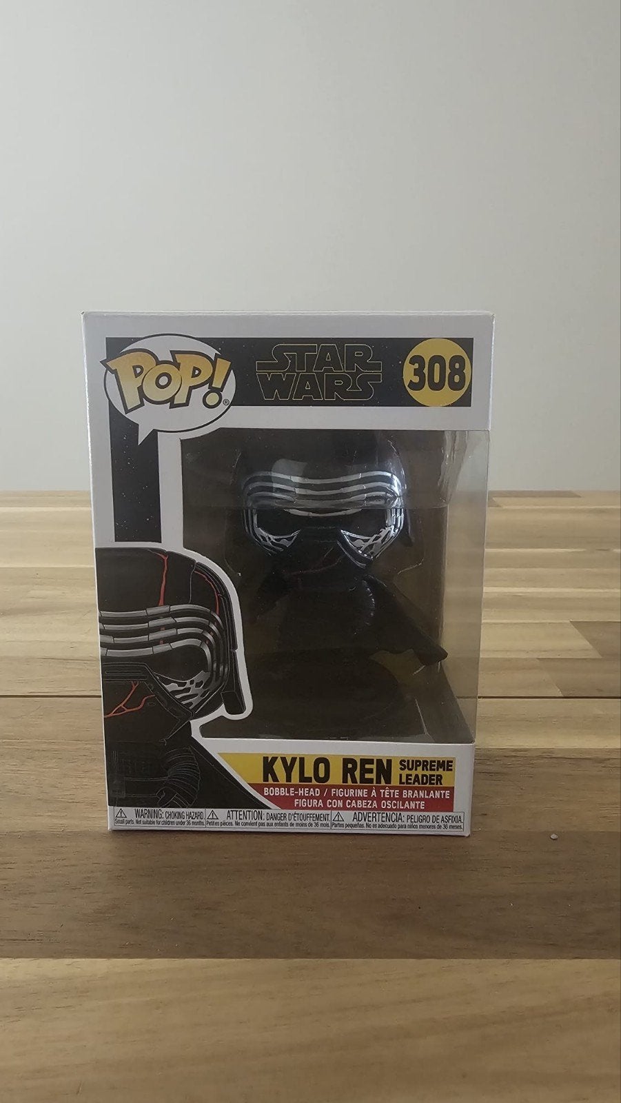 Funko Pop! Star Wars Kylo Ren Supreme Leader #308, Ophalen of Verzenden, Zo goed als nieuw