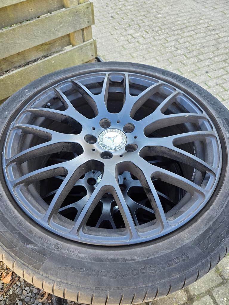 Mercedes Viano/Vito velgen mat zwart 19 inch, Auto-onderdelen, Banden en Velgen, Velg(en), Zomerbanden, Ophalen, 19 inch