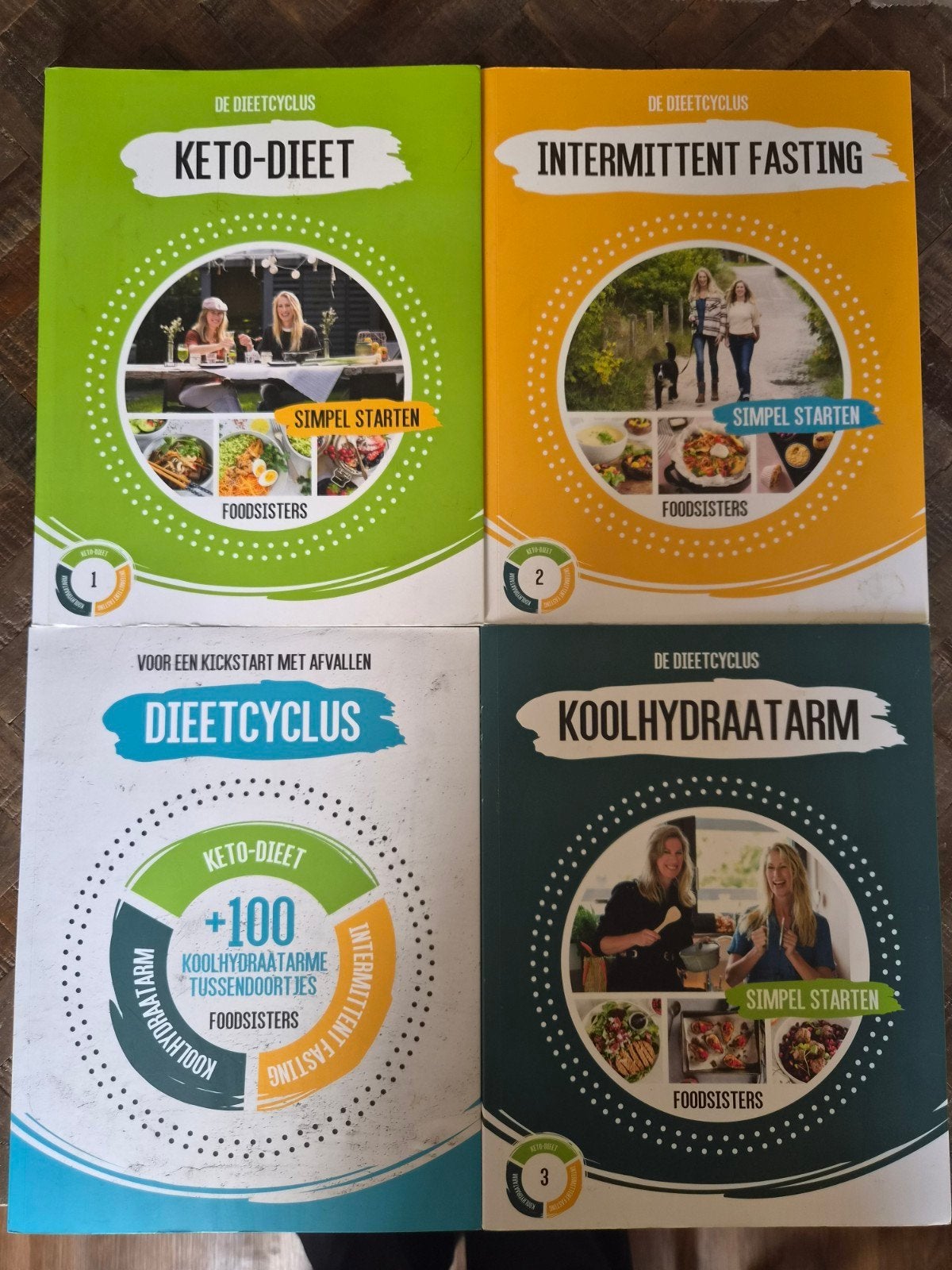 Foodsister; De Dieetcyclus: Keto, Intermittent Fasting, Kool, Ophalen of Verzenden, Gelezen, Dieet en Voeding, Foodsisters