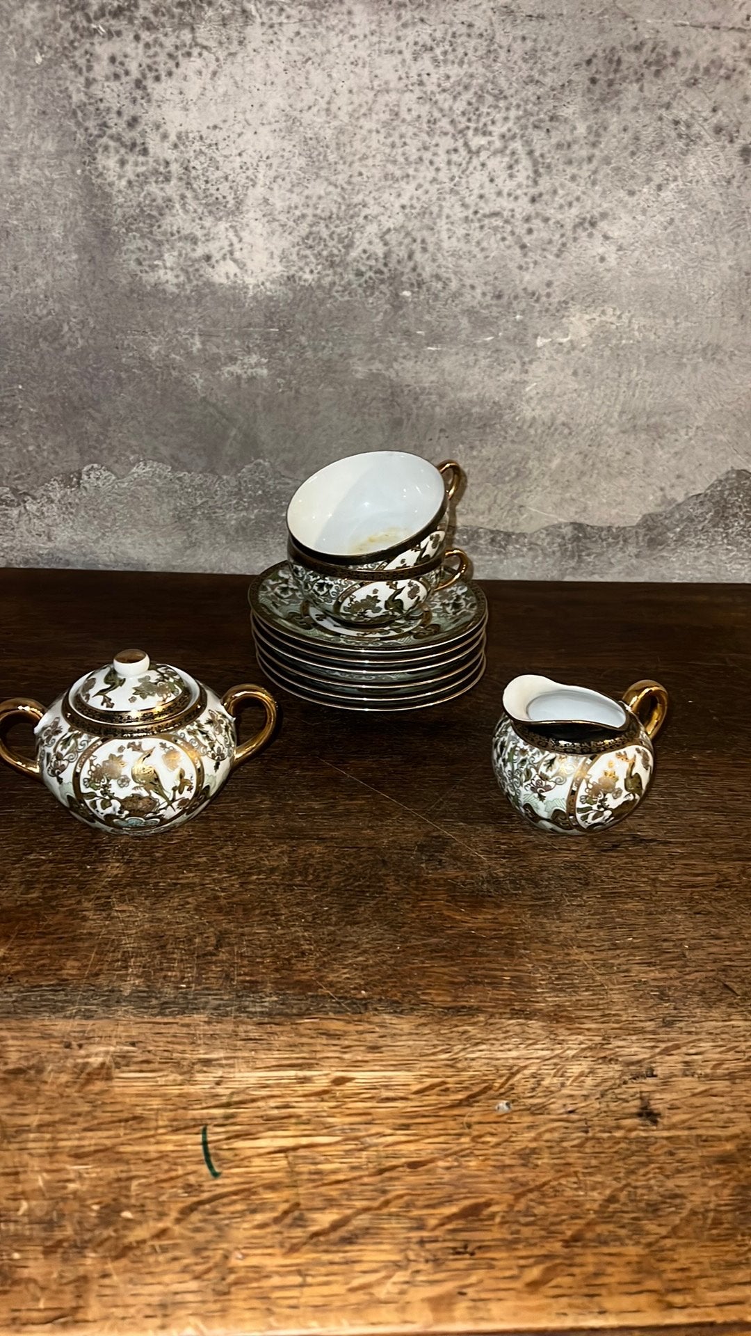 Antieke Saji porseleinen thee set, Ophalen