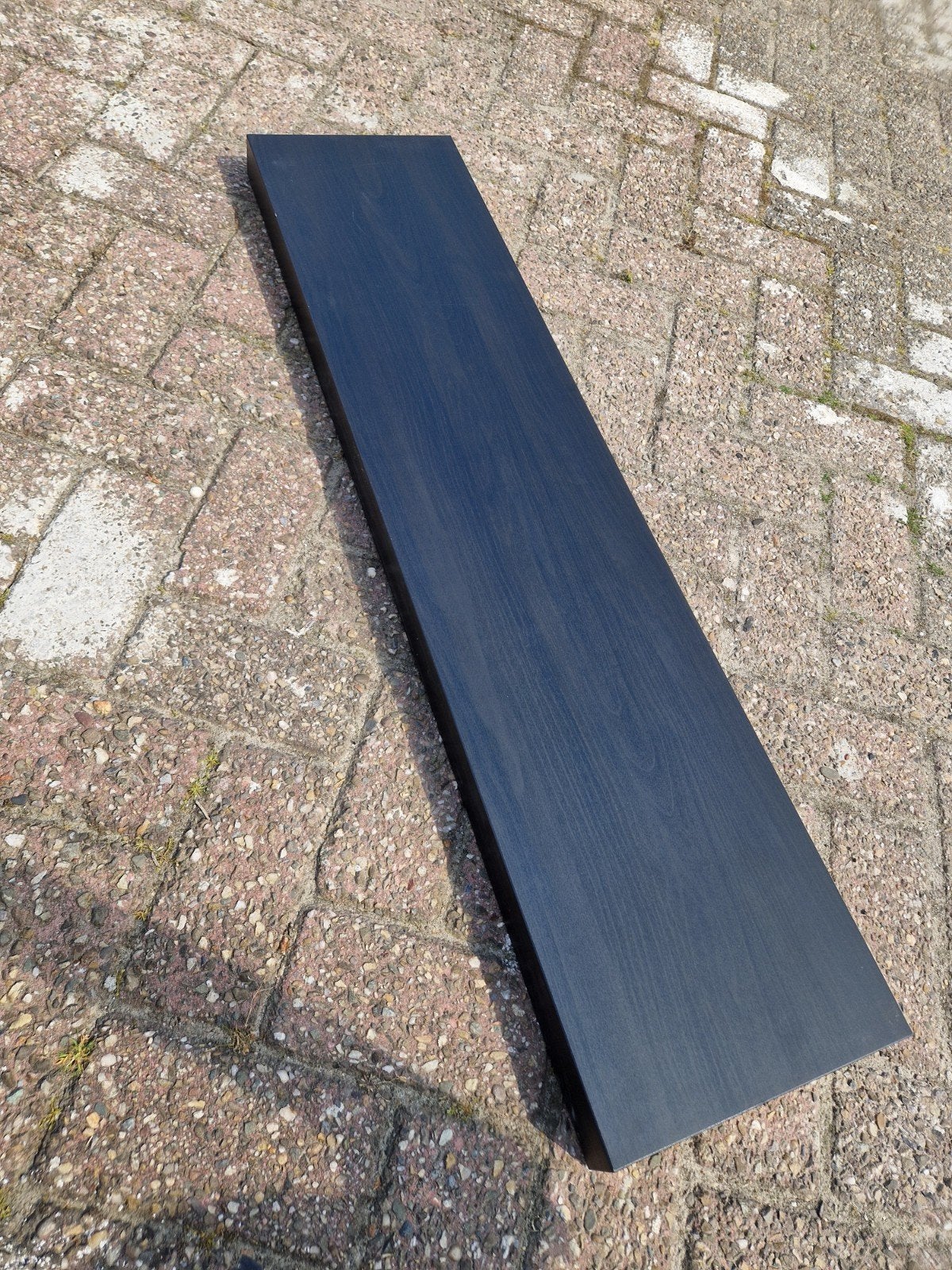 Ikea plank houtnerf zwart, Huis en Inrichting, Woonaccessoires | Wandplanken en Boekenplanken, Ophalen of Verzenden, Zo goed als nieuw