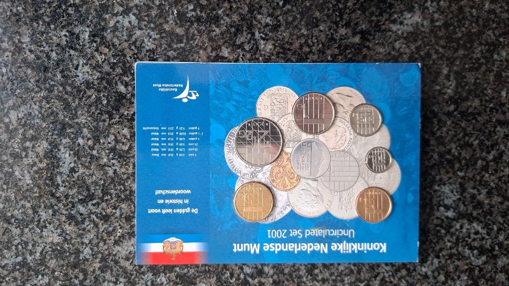 muntset Nederland 2001, Postzegels en Munten, Ophalen of Verzenden, Koningin Beatrix, Overige waardes, Setje