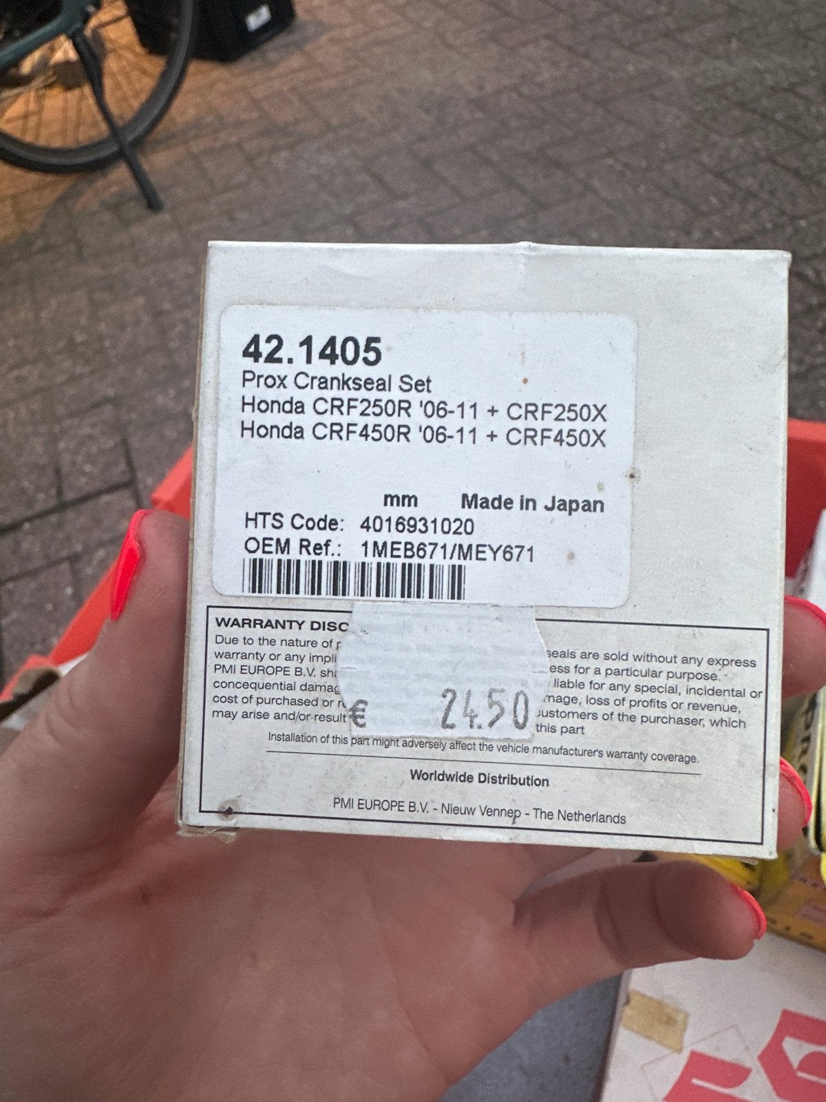 Prox Krukaskeerring Set voor Honda CRF250R/X & CRF450R/X, Ophalen