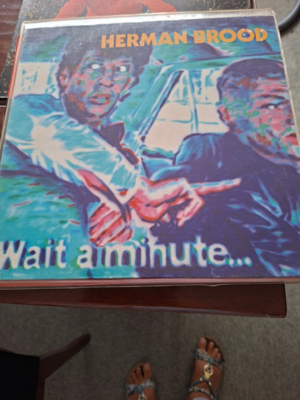 Herman Brood - Wait a Minute... LP (1980), LP, Rock, Gebruikt, Ophalen of Verzenden
