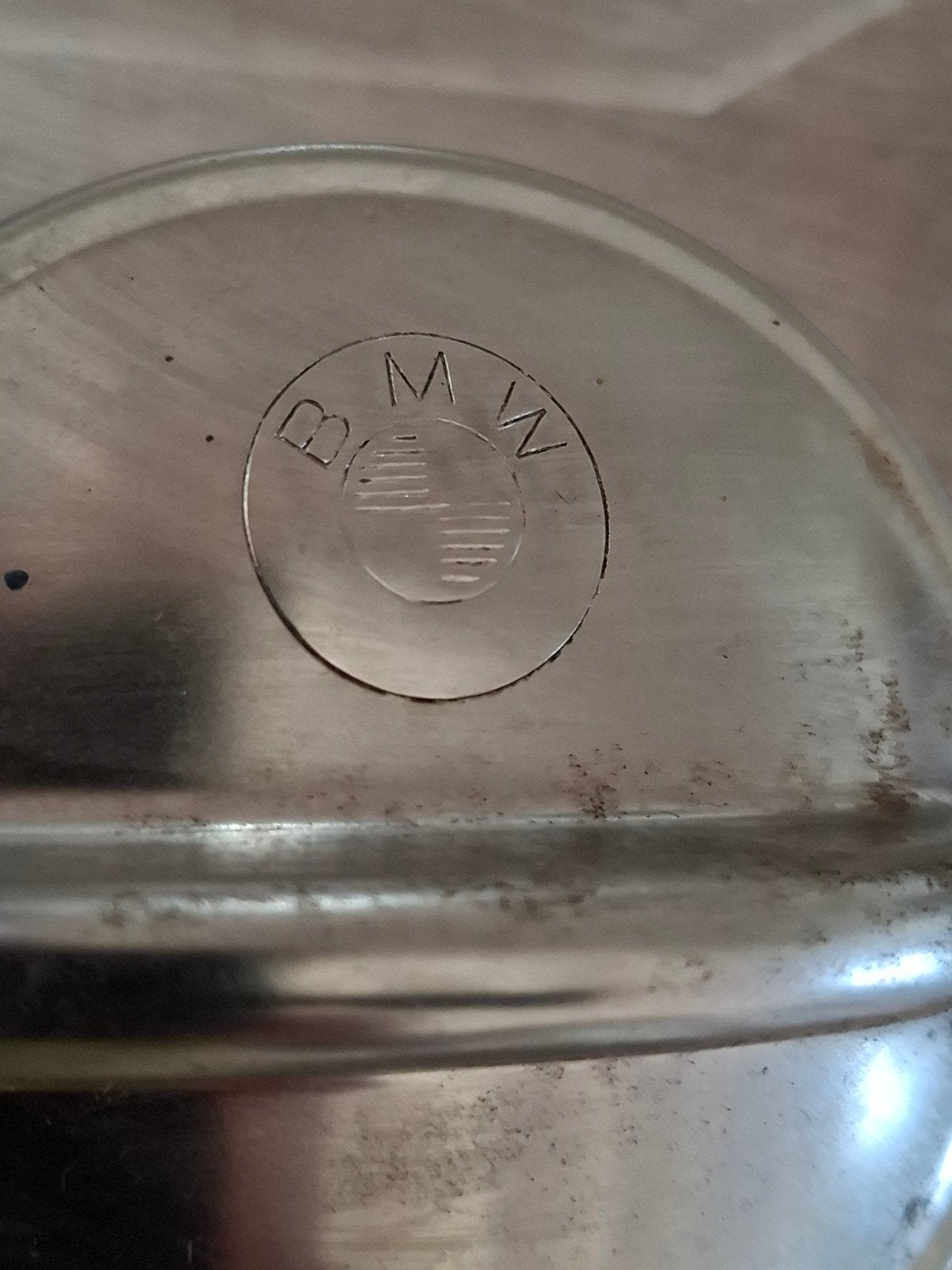 B.M.W. Brandstof tankdop.Verchroomed 1950., Verzenden