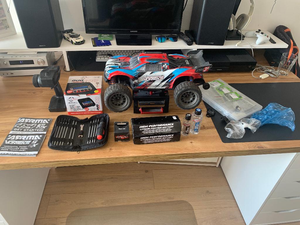 Arrma Vorteks BLx 4x4 3s, Elektro, Gebruikt, Auto offroad, Ophalen of Verzenden