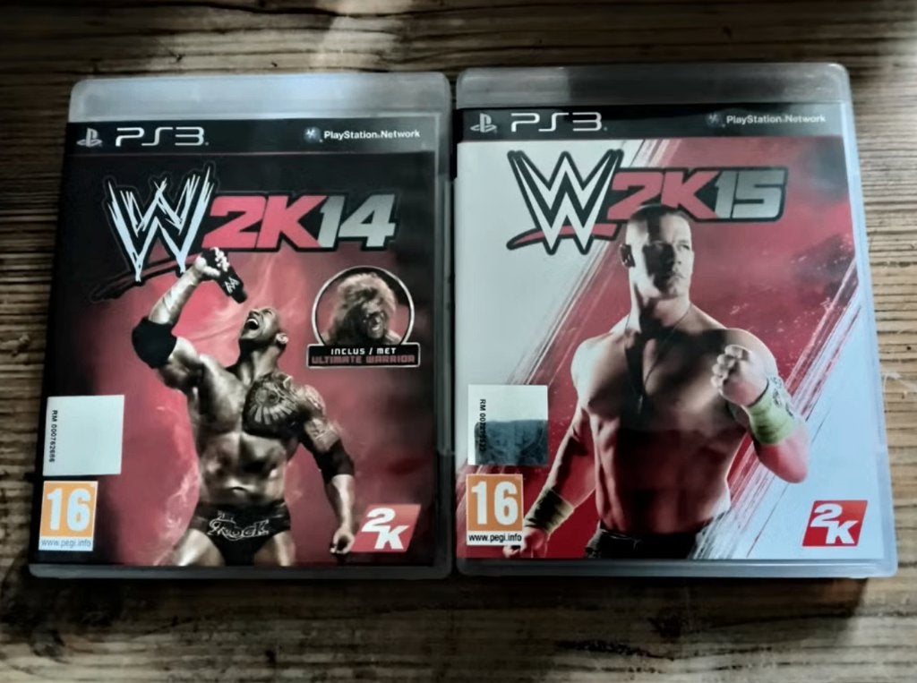 WWE 2K14 & 2K15 PS3 - Wrestling Games, Vechten, Ophalen of Verzenden, Zo goed als nieuw, 3 spelers of meer