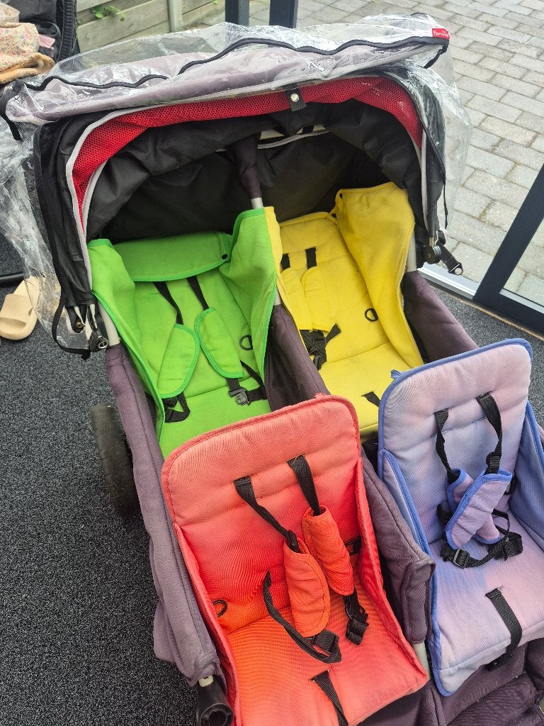 4ling kinderwagen, Ophalen, Gebruikt, Kinderwagen, Overige merken