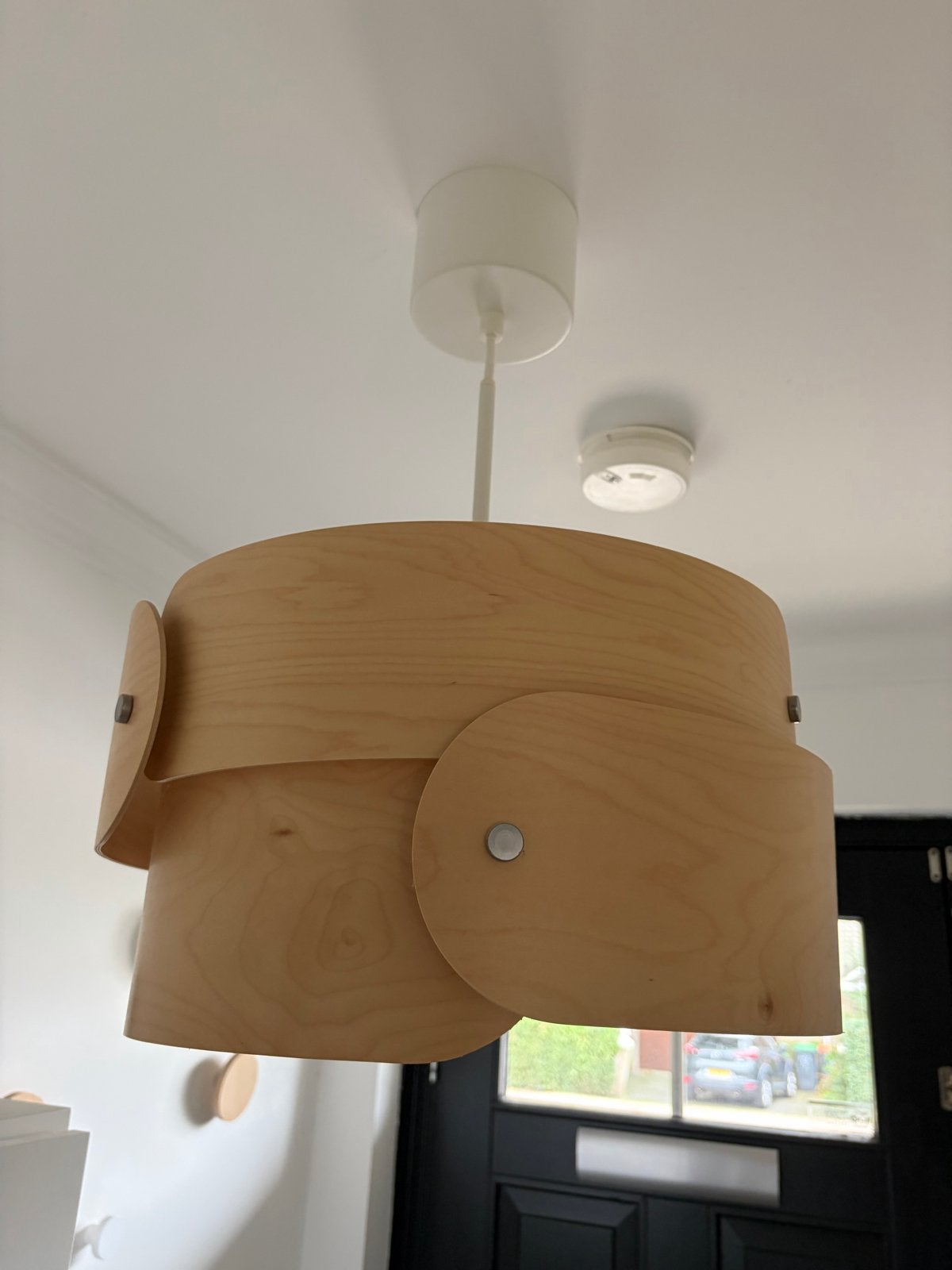 IKEA houten hanglamp, Ophalen, Zo goed als nieuw, Hout, E27 (groot)